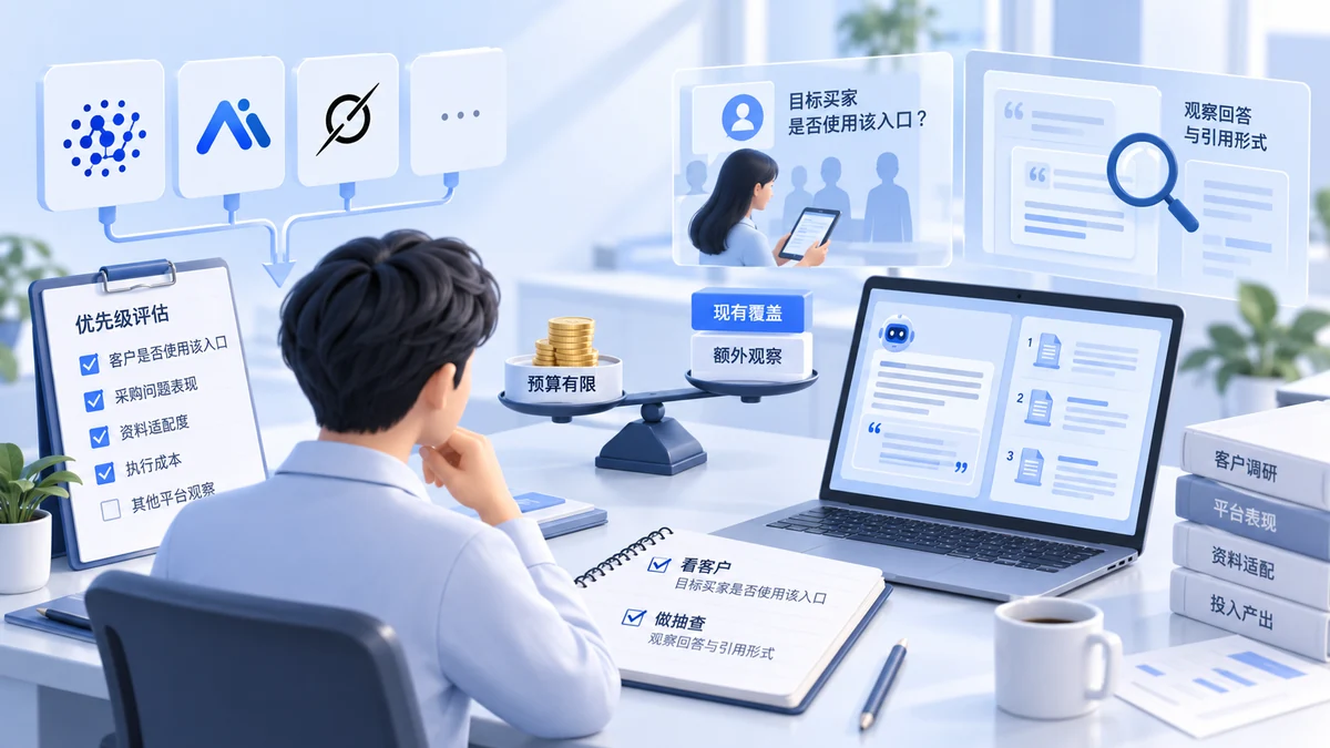 智谱清言、秘塔AI、Grok等平台要不要做GEO？投入优先级判断配图
